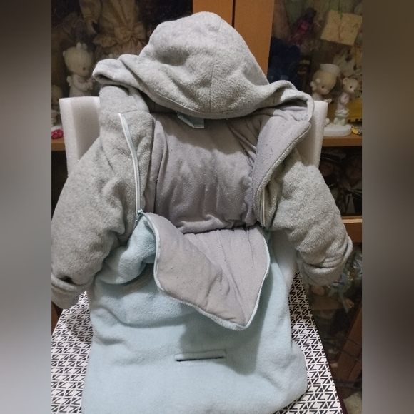 All Star Team Kids Hoodie - Gray and Light Blue - Picture 16 of 17